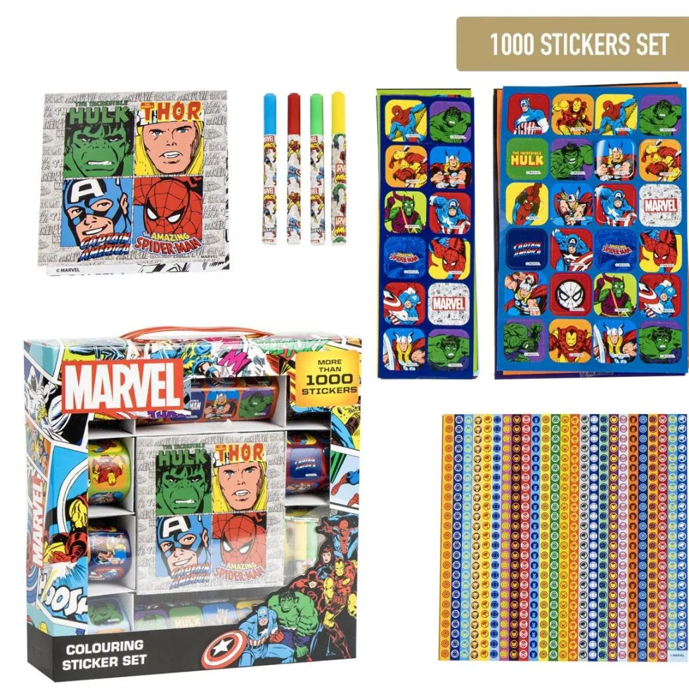 Avengers Pysselset - 1000 Klistermärken