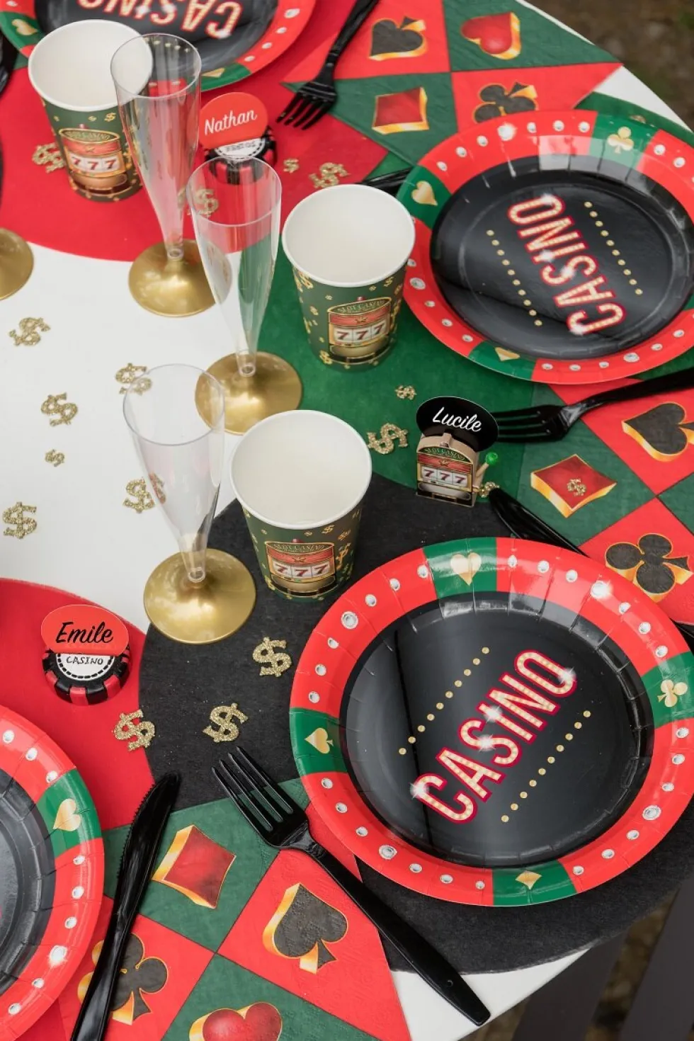 Casino - Tallrikar 10-pack