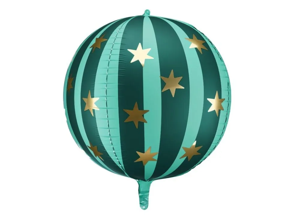 Cirkus Grön Folieballong 75 cm