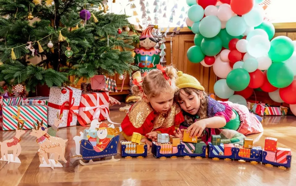 DIY Adventskalender - Tomtens släde