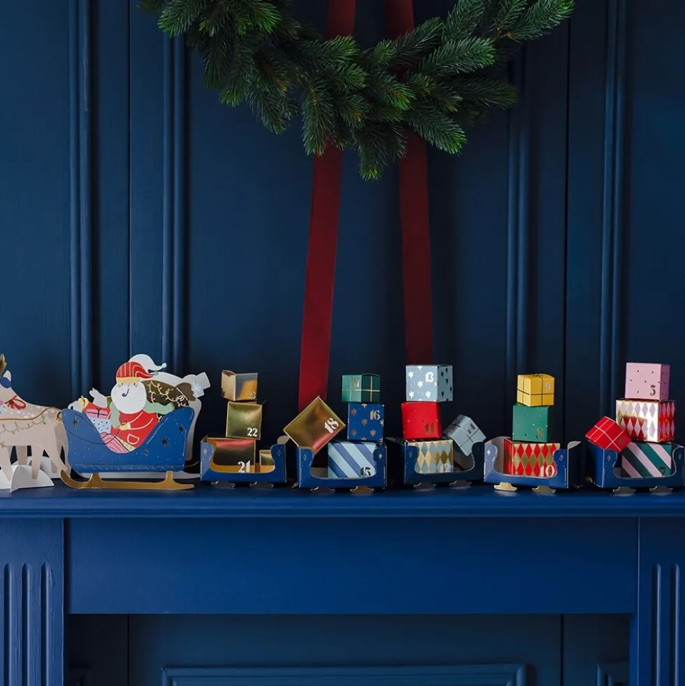 DIY Adventskalender - Tomtens släde