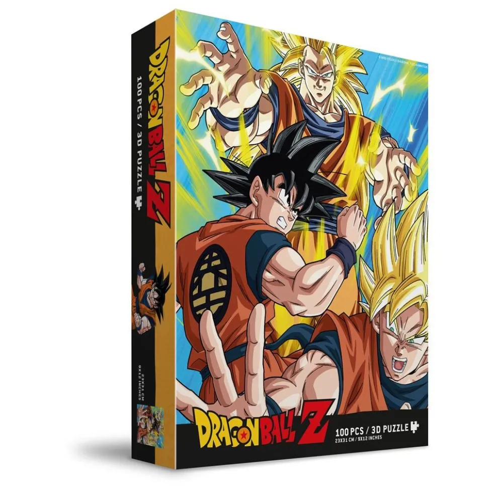 Dragon Ball Z - Pussel Goku Saiyan 3D 100 bitar