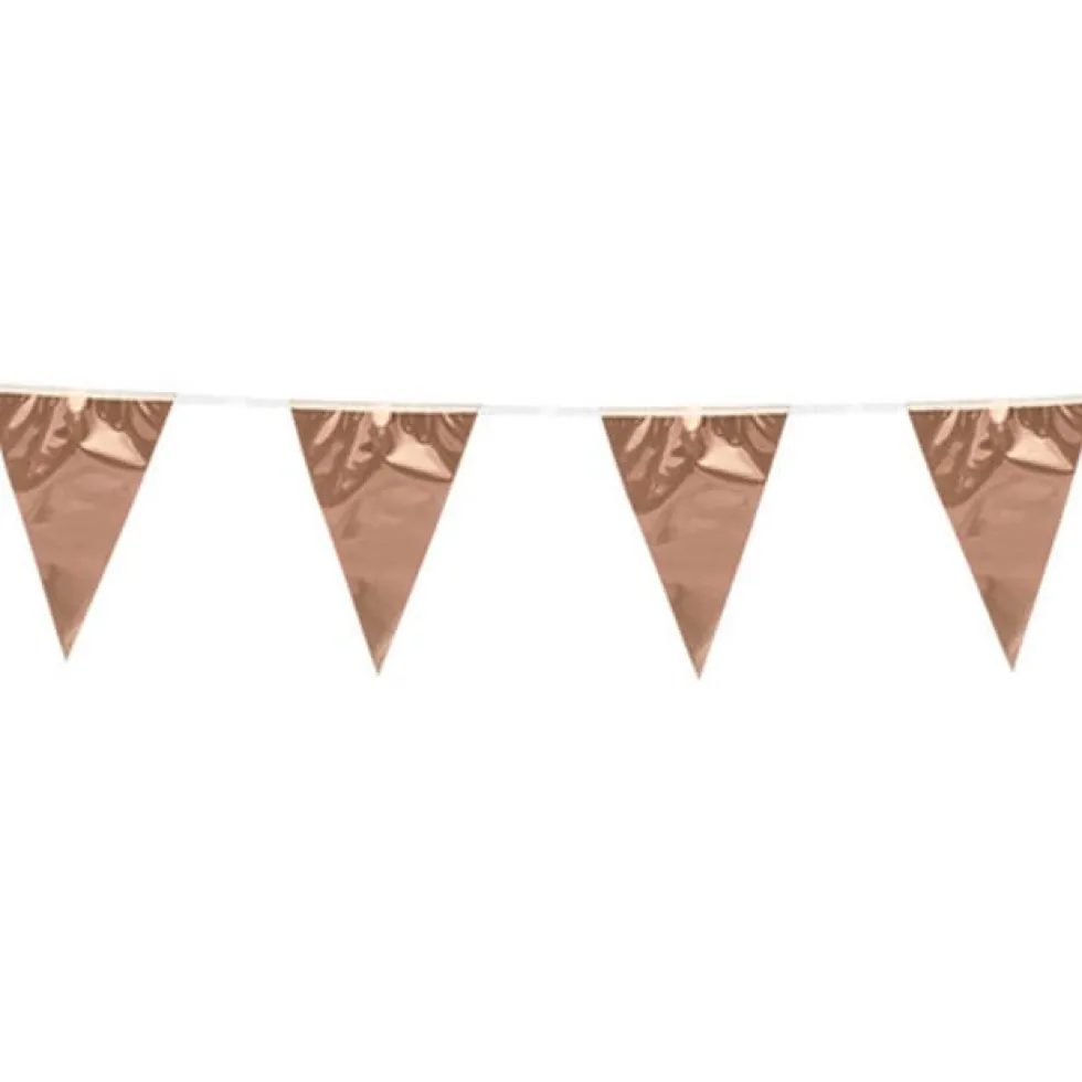 Flaggirlang - Roseguld 10 meter