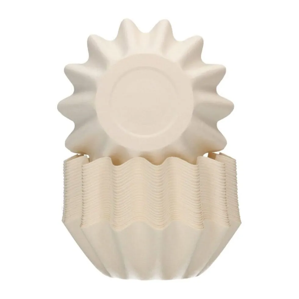 FunCakes - Muffinsformar Blomformade Vita 48-pack
