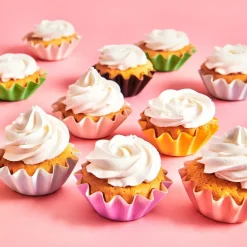 FunCakes - Muffinsformar Blomformade Vita 48-pack