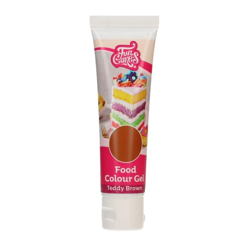 FunCakes Pastafärg Teddybrun 30 gram
