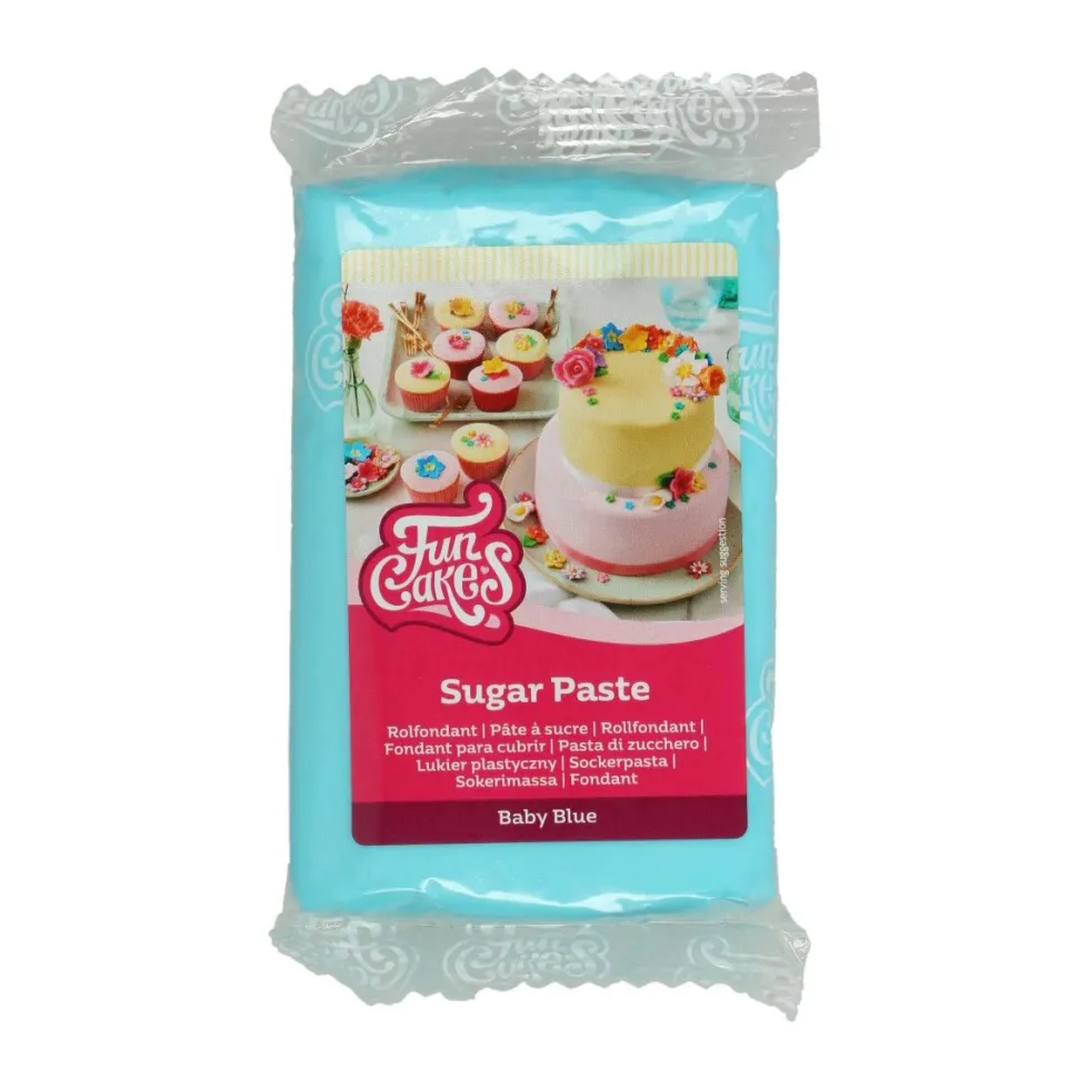 FunCakes - Sockerpasta Baby Blå 250 gram