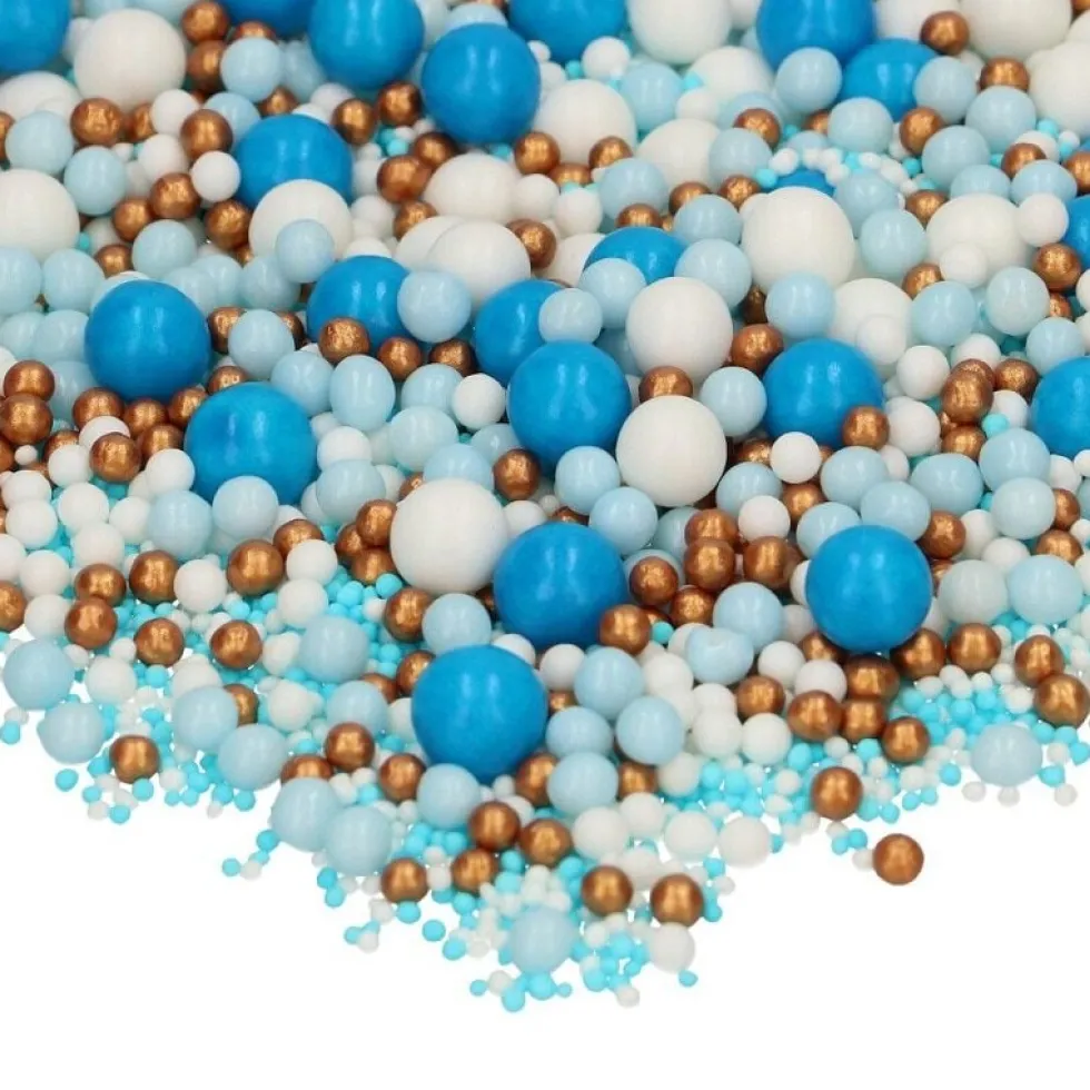 FunCakes Soft Pearls Blå Mix 80 gram