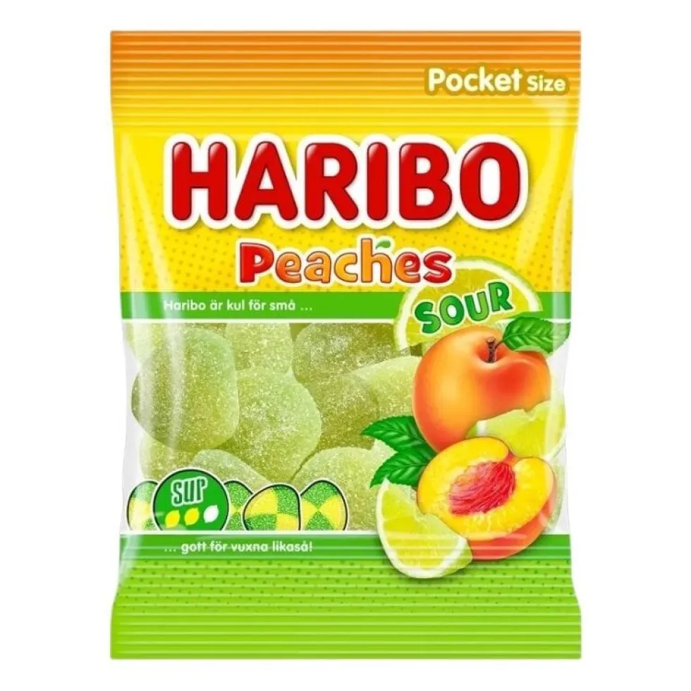 Haribo Sura Persikor 70 gram