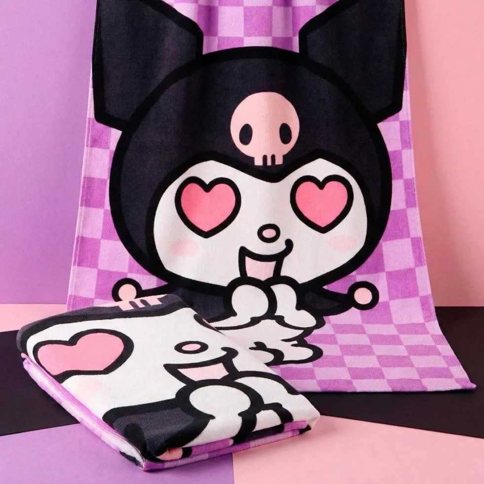 Hello Kitty Kuromi Badhandduk 70 x 140 cm