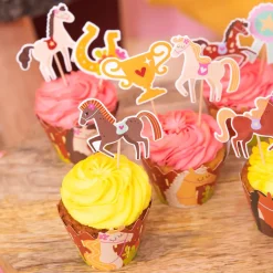 Hästar Muffinsöverdrag 6-pack