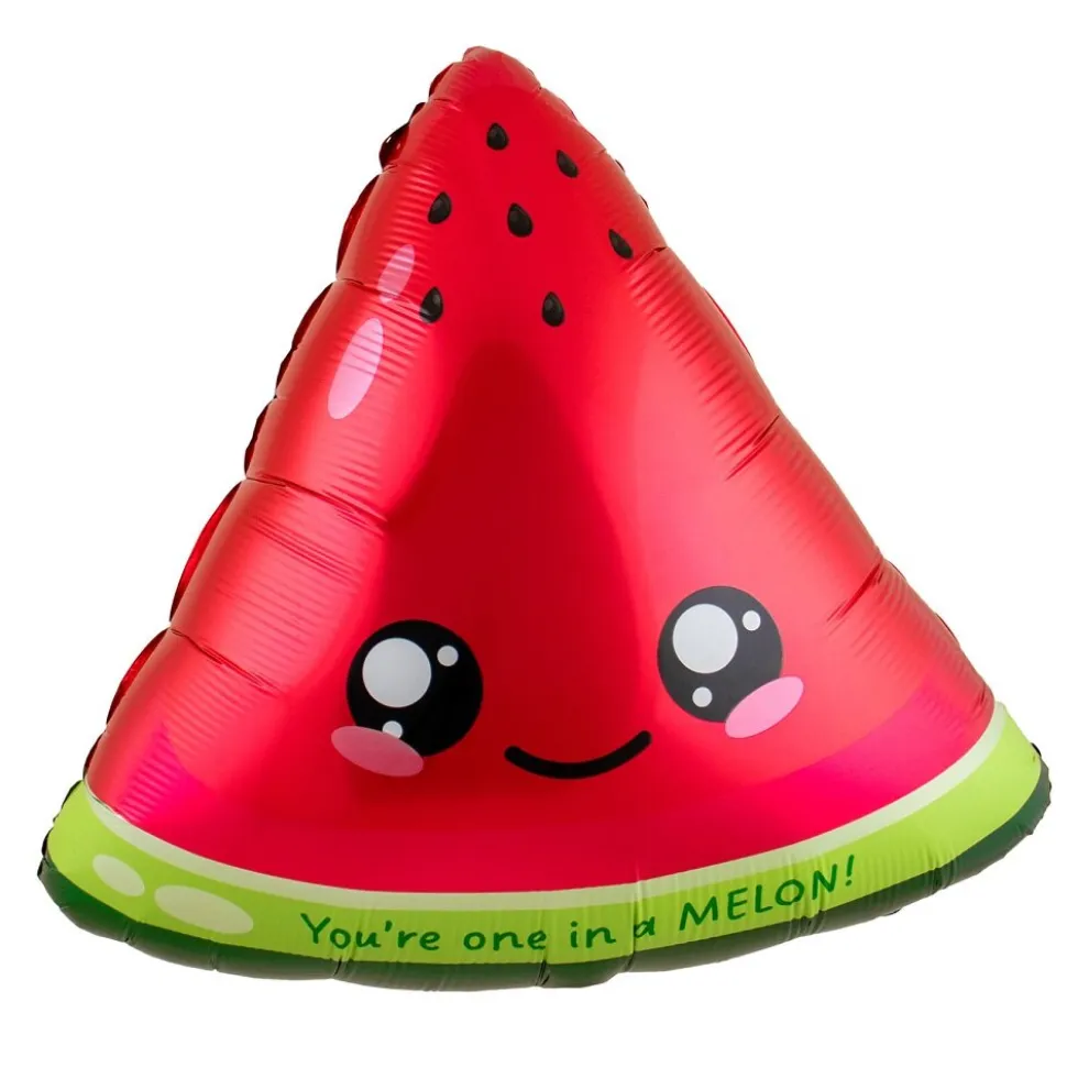 Kawaii Folieballong Vattenmelon 60 cm