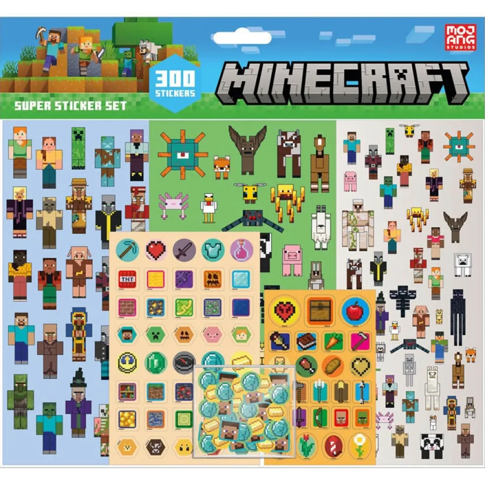 Minecraft Super Klistermärkesset