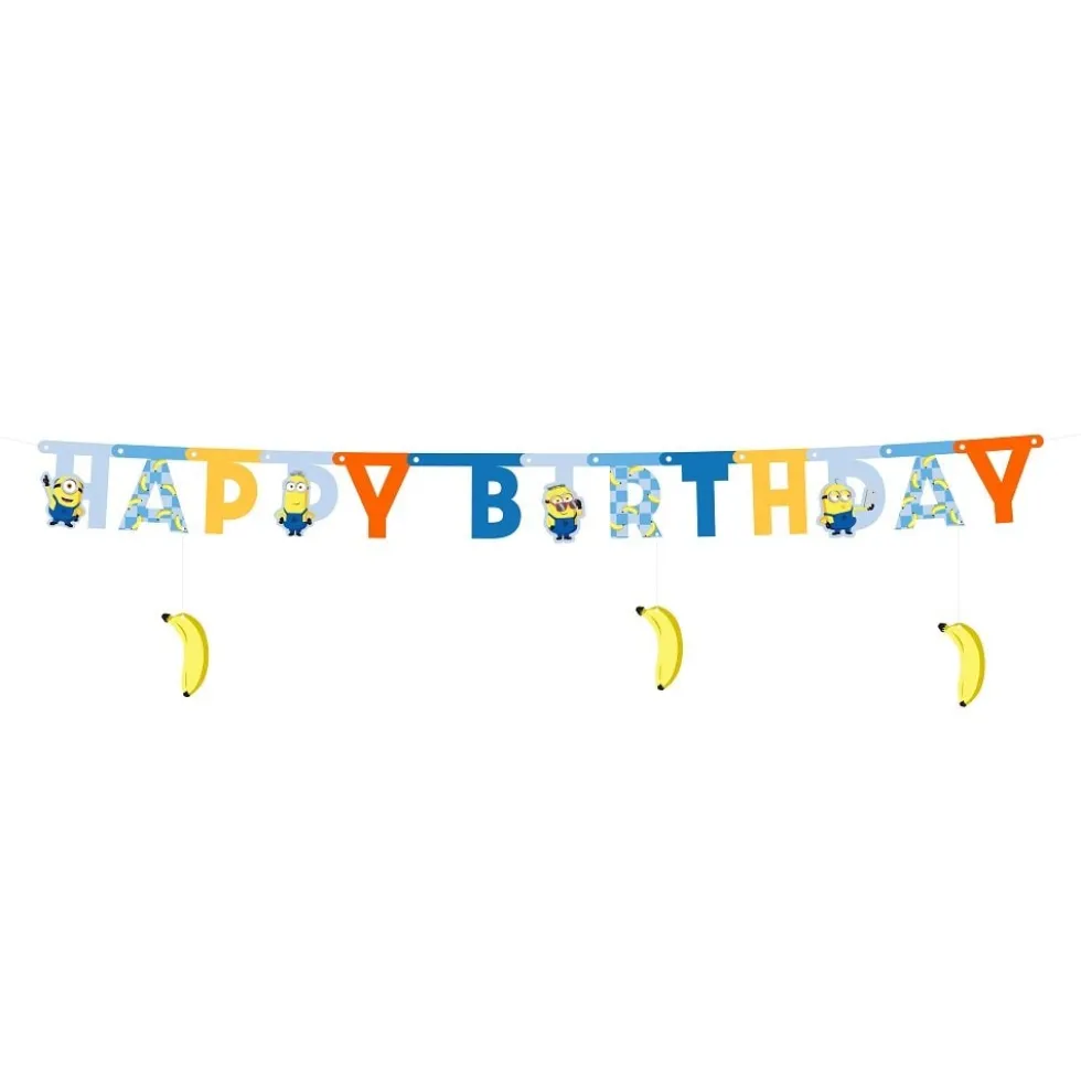 Minions Girlang Happy Birthday 153 cm