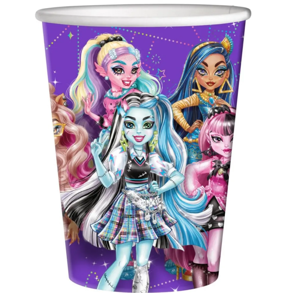 Monster High - Pappmuggar 220 ml, 8-pack