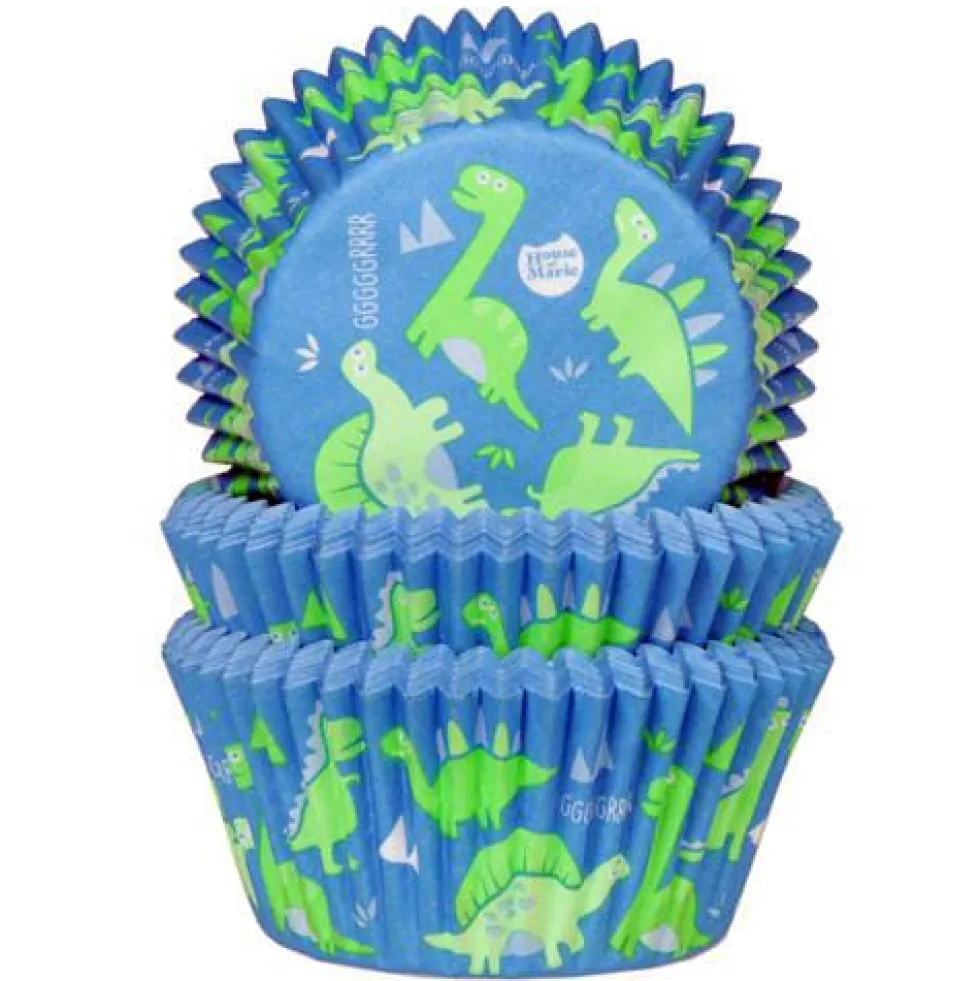 Muffinsformar - Dinosaurier 50-pack