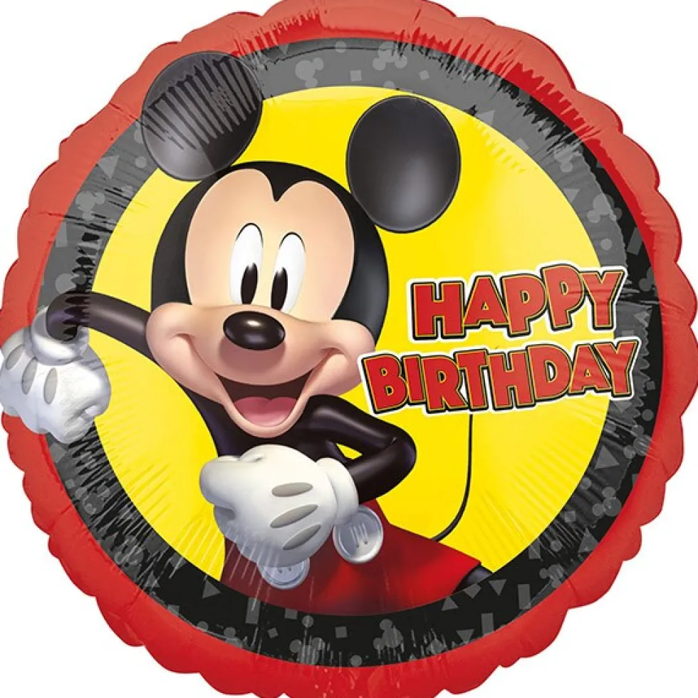 Musse Pigg - Folieballong Happy Birthday 43 cm