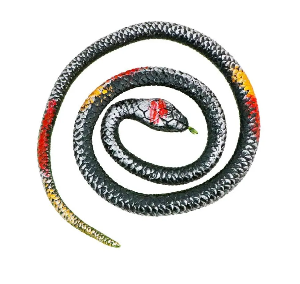 Orm av gummi 77 cm