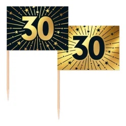 Party Picks 30 år 50-pack