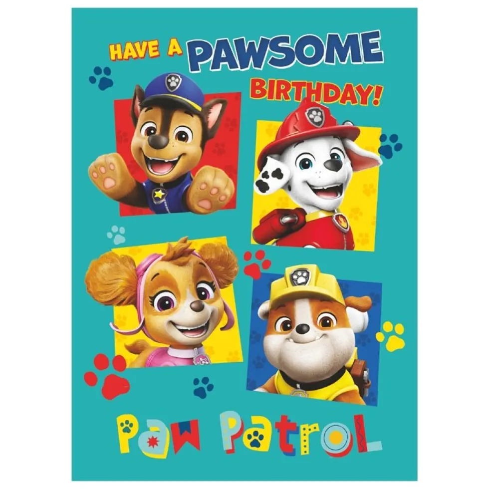 Paw Patrol Födelsedagskort