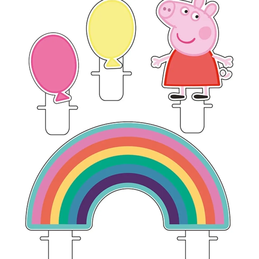 Peppa Pig Party - Tårtljus 4-pack