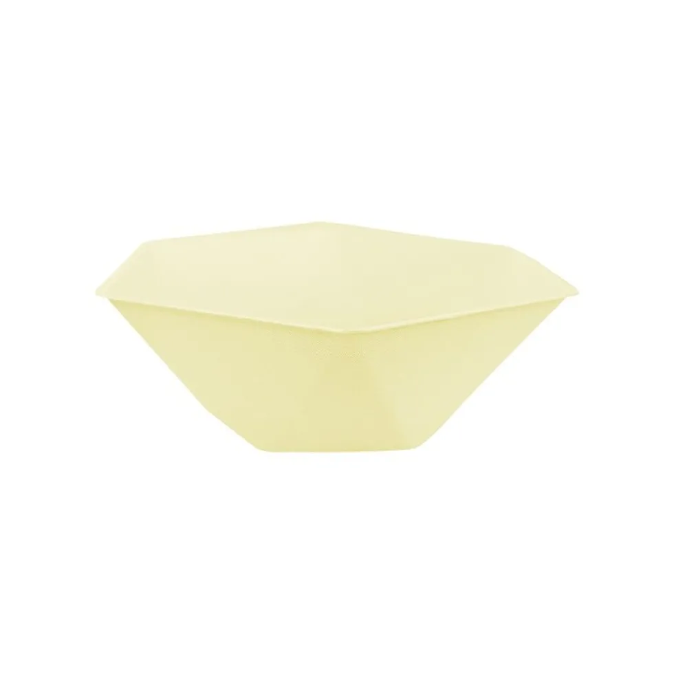 Skål Decor Premium Hexagon 16 cm Gul 6-pack
