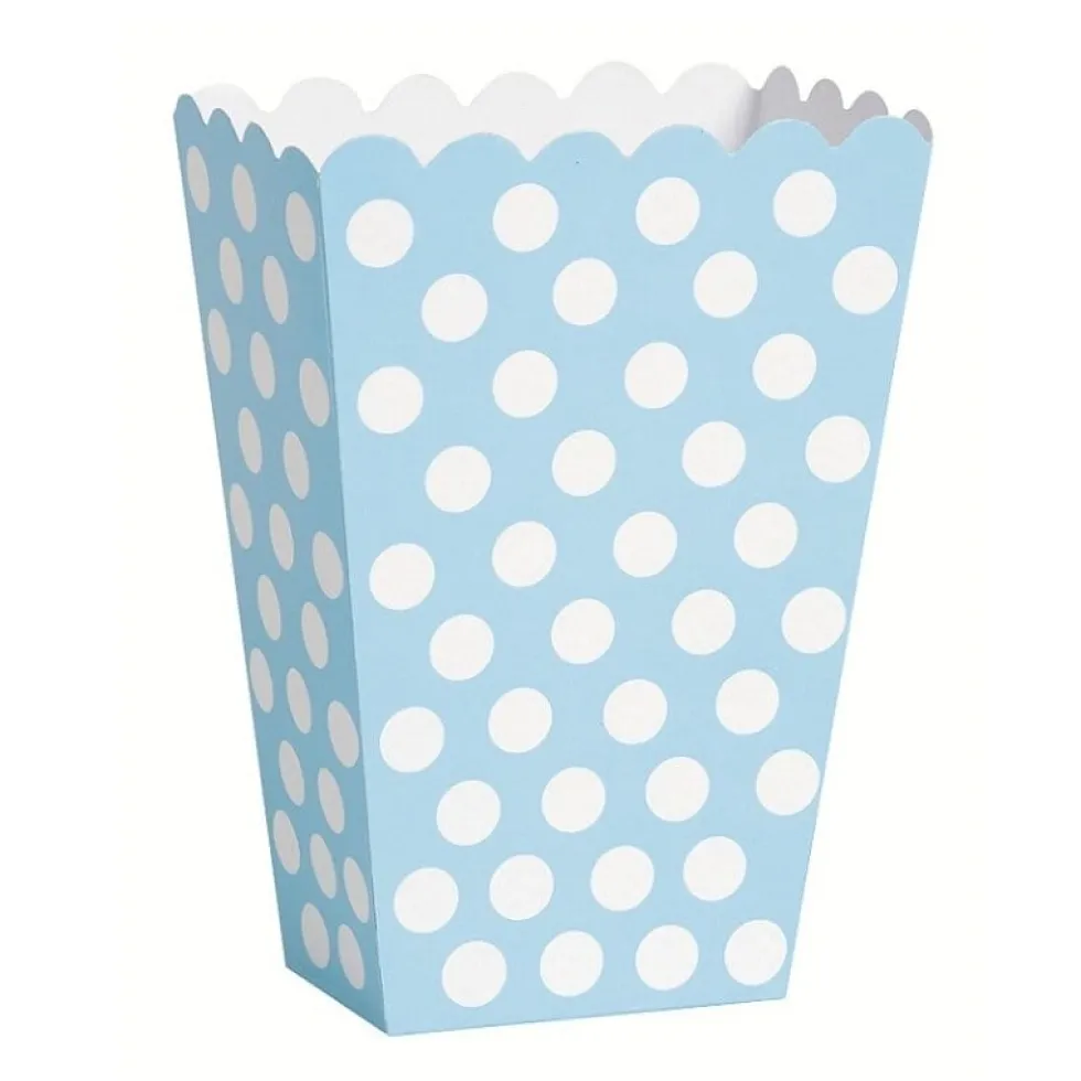 Snacksboxar Prickiga, ljusblå 8-pack