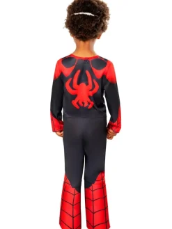 Spidey Miles Morales Maskeraddräkt 3-4 år