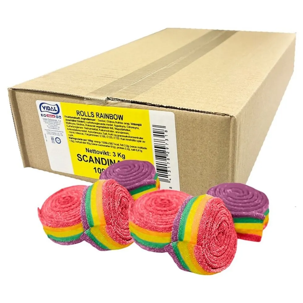 Vidal Regnbågssrolls 3 kg